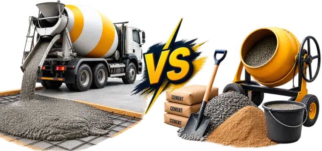 Premix truck vs mixing your own